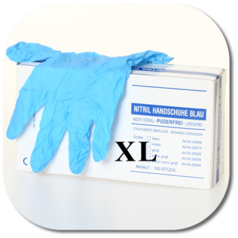 Einweg Nitril Handschuh XL